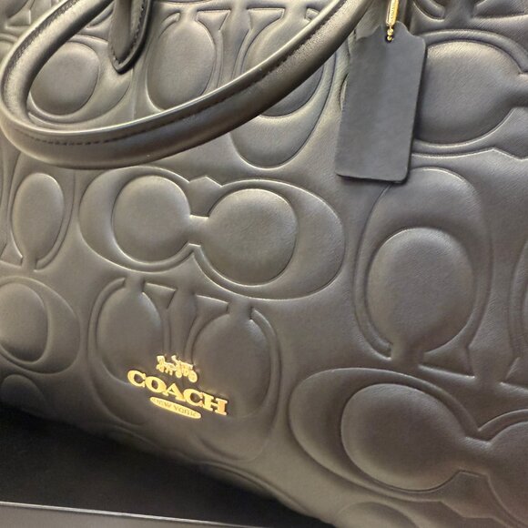coach Maggie Tote Bag In Signature Leather cy672 - Picture 5 of 7